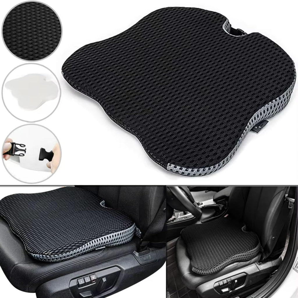 Black Memory Foam Car Seat Booster Cushion Y56618