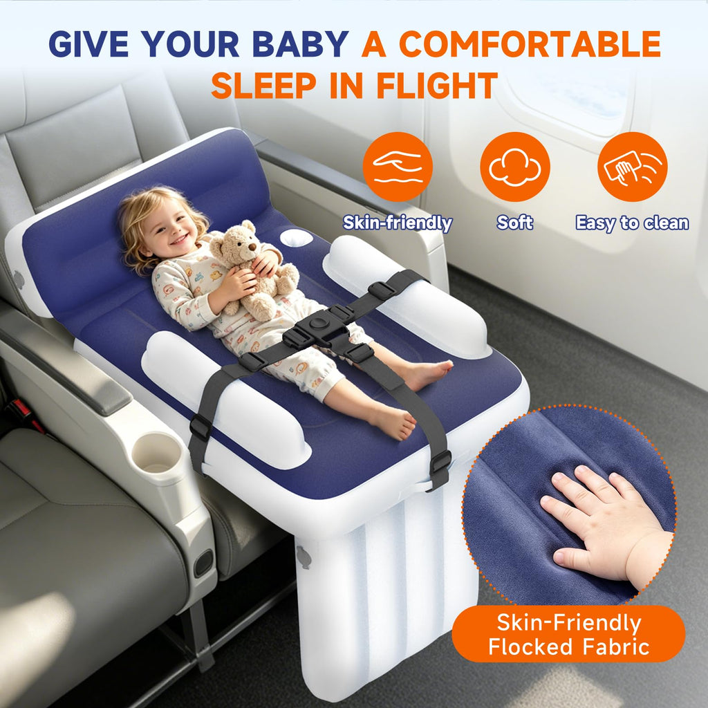 Inflatable Toddler Airplane Bed Q40105