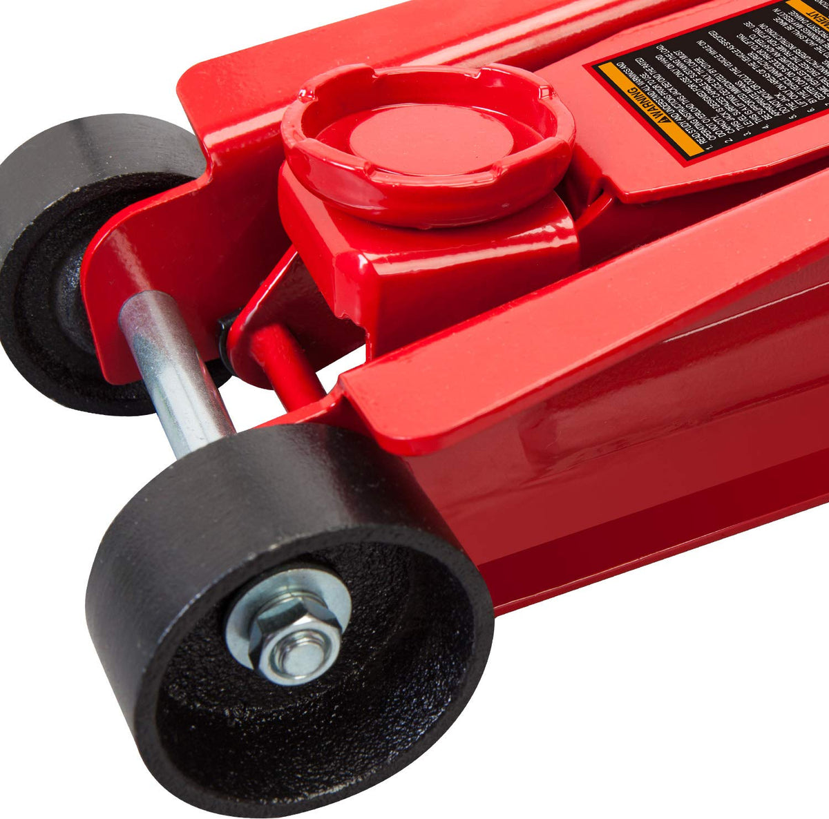 2.5 Ton Low Profile Hydraulic Trolley Floor Jack, Red K547744