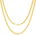14k Yellow Gold Cuban Link Chain Necklace E8966