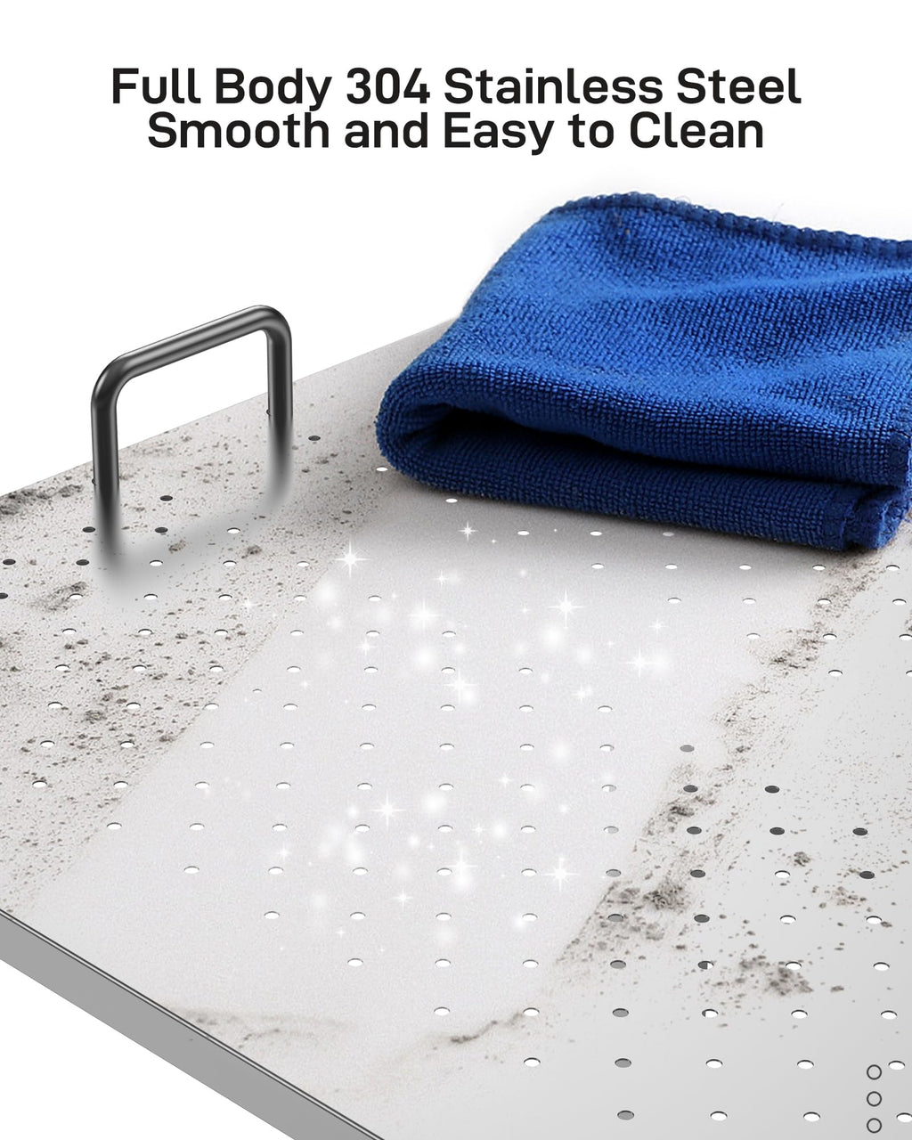 Stainless Steel Dog Grooming Bathtub with Removable Ramp V715