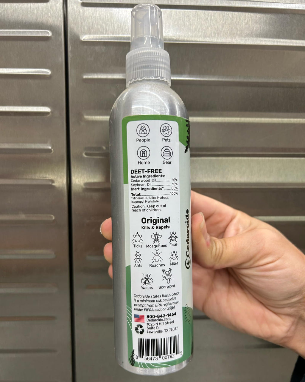 Cedar Oil Spray for Ticks, Fleas, Chiggers & Mosquitoes W5188