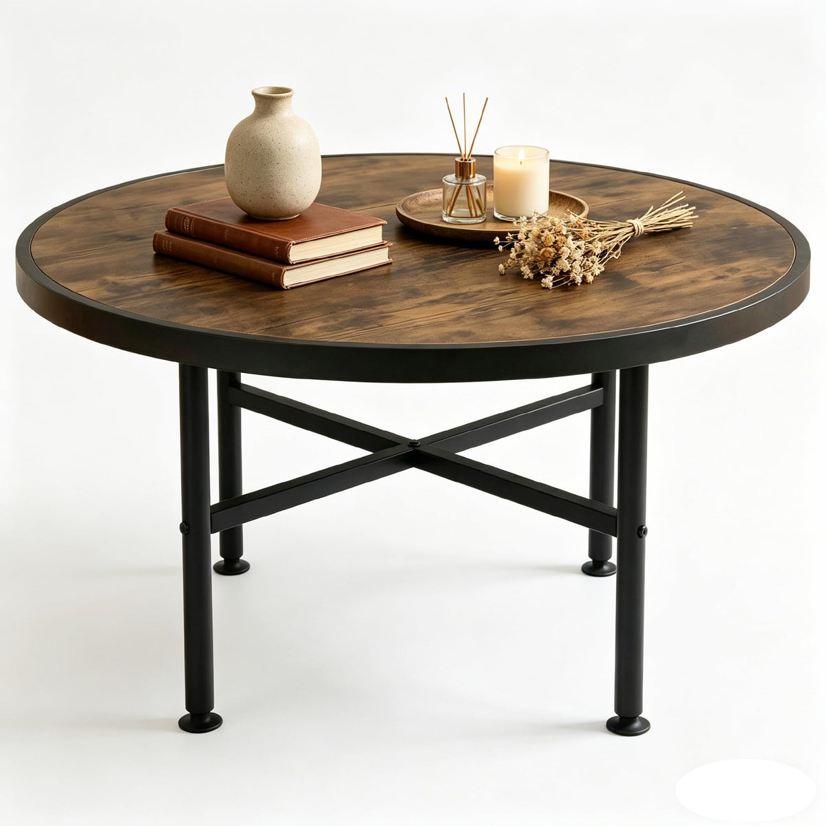 Round Wood Coffee Table Z529878