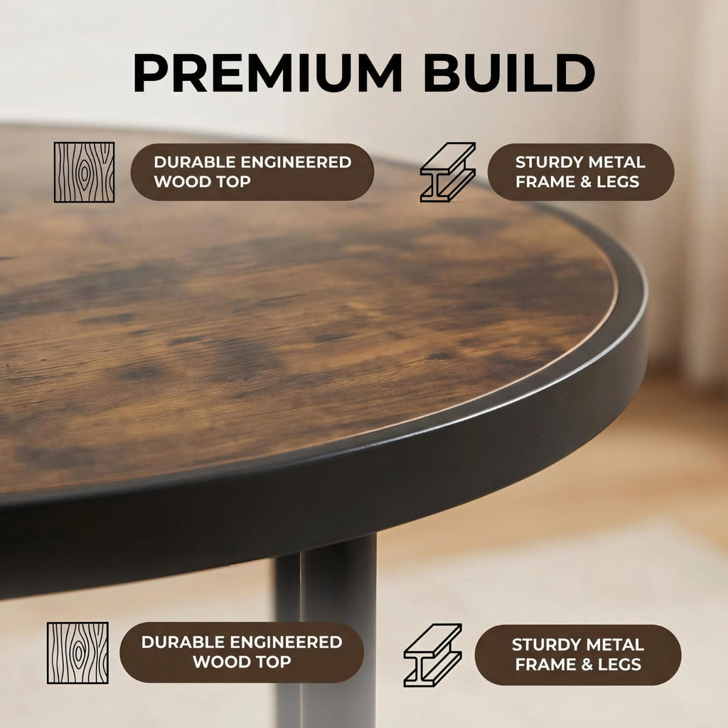 Round Wood Coffee Table Z529878