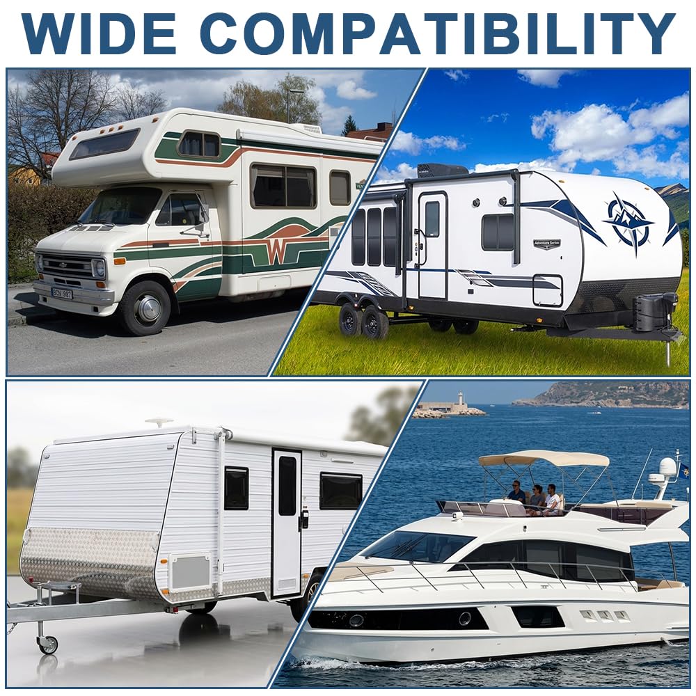 White 2 Pack RV Vent Covers X747393