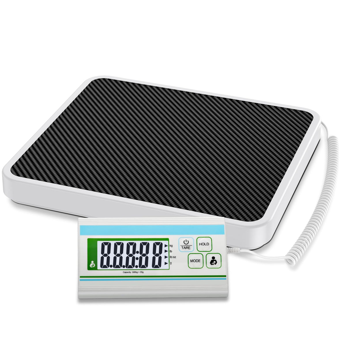 660 lb Digital Body Weight Scale with 13.4" x 11.8" Platform V8716