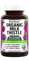 Organic Milk Thistle 120 Vegan Capsules X741449
