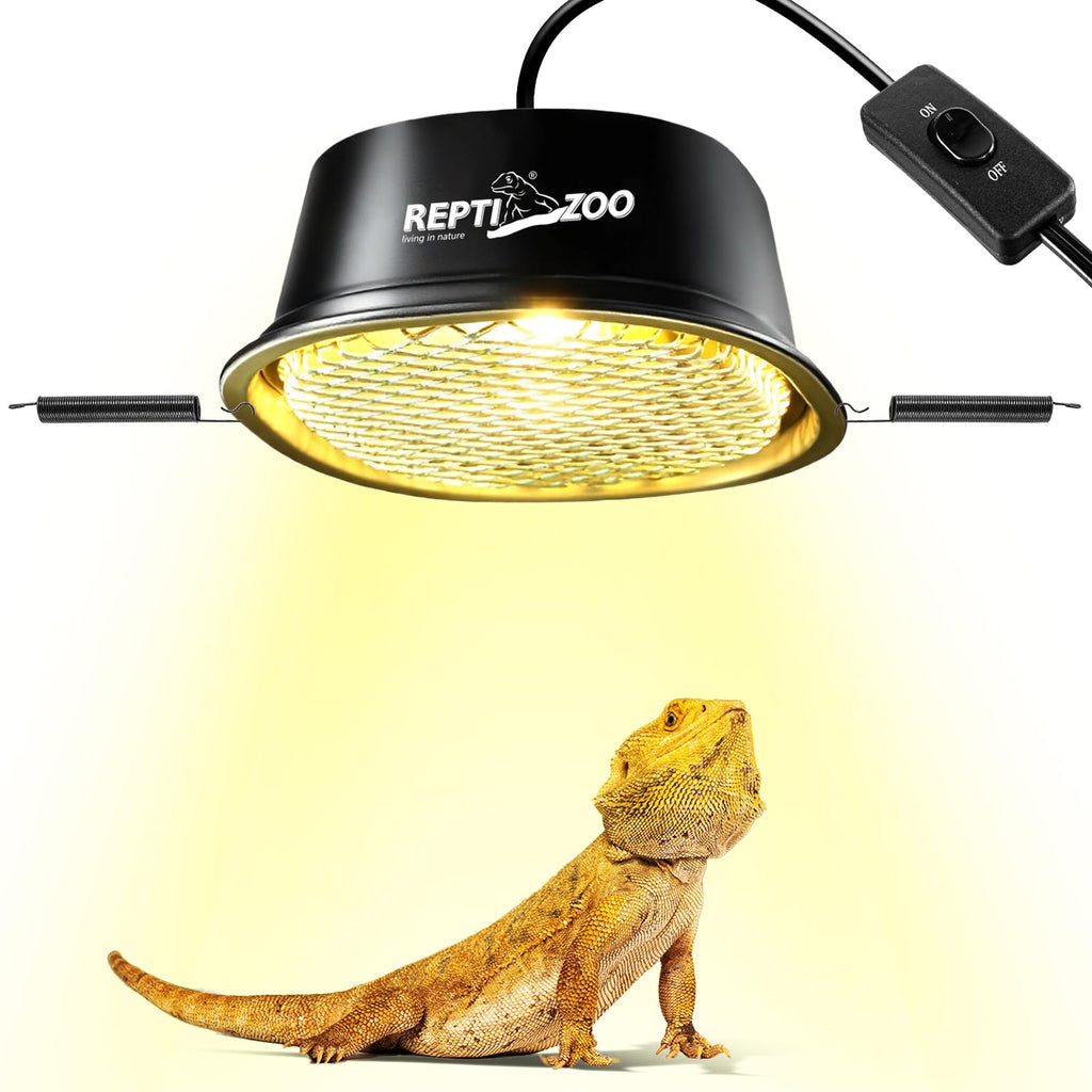 50W UVA Basking Light Fixture with Safety Mesh Kit O5808