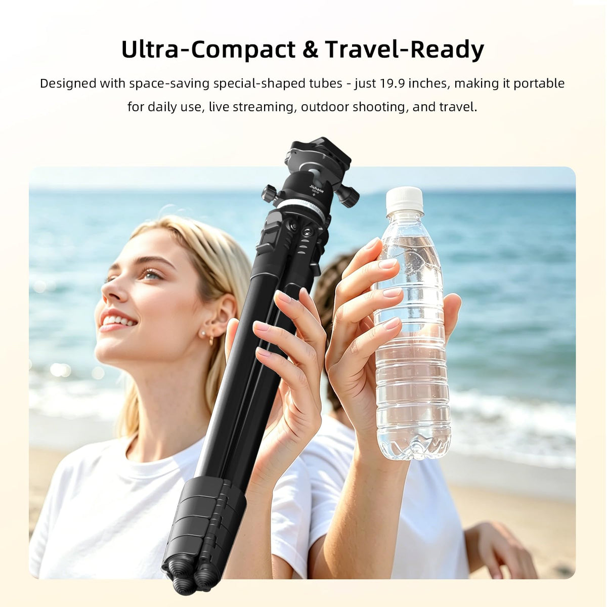 72" Lightweight Aluminum Camera Tripod with Ball Head and Carry Bag D665115