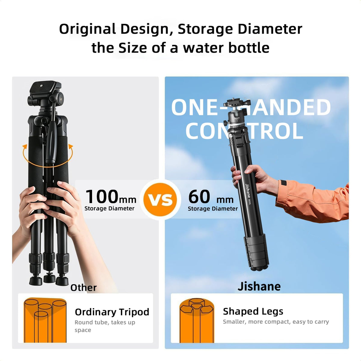 72" Lightweight Aluminum Camera Tripod with Ball Head and Carry Bag D665115