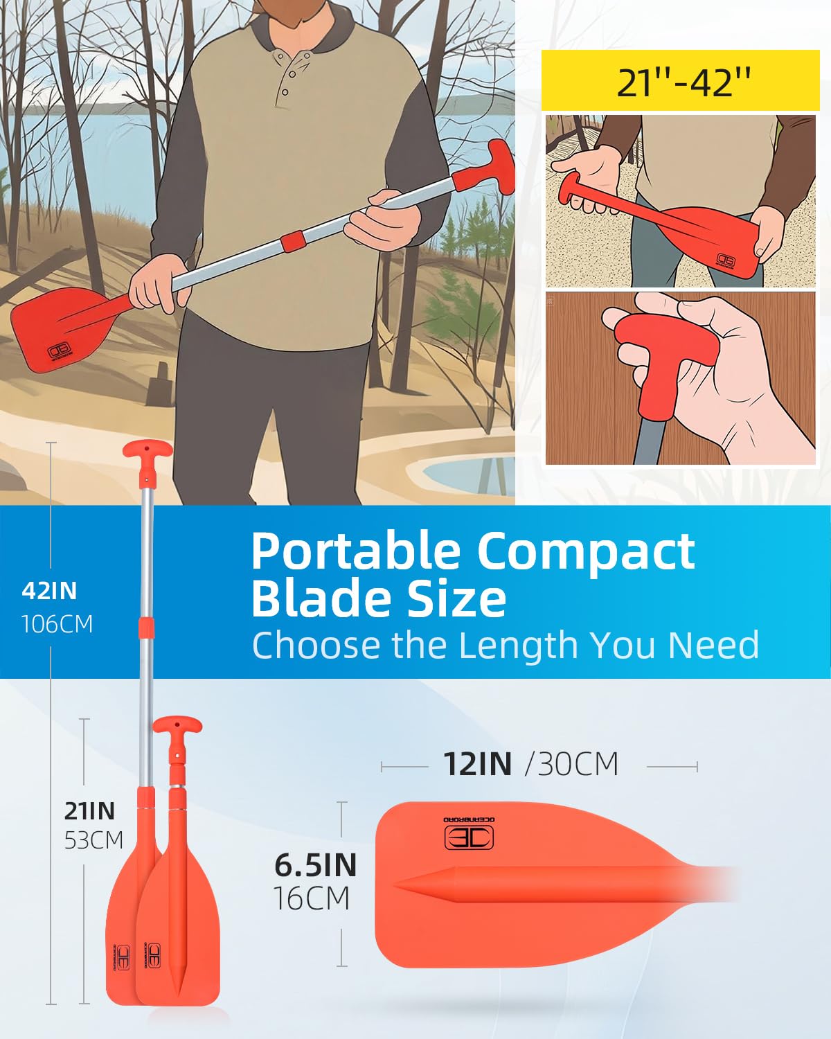Emergency Paddle 21''-42'' C16206