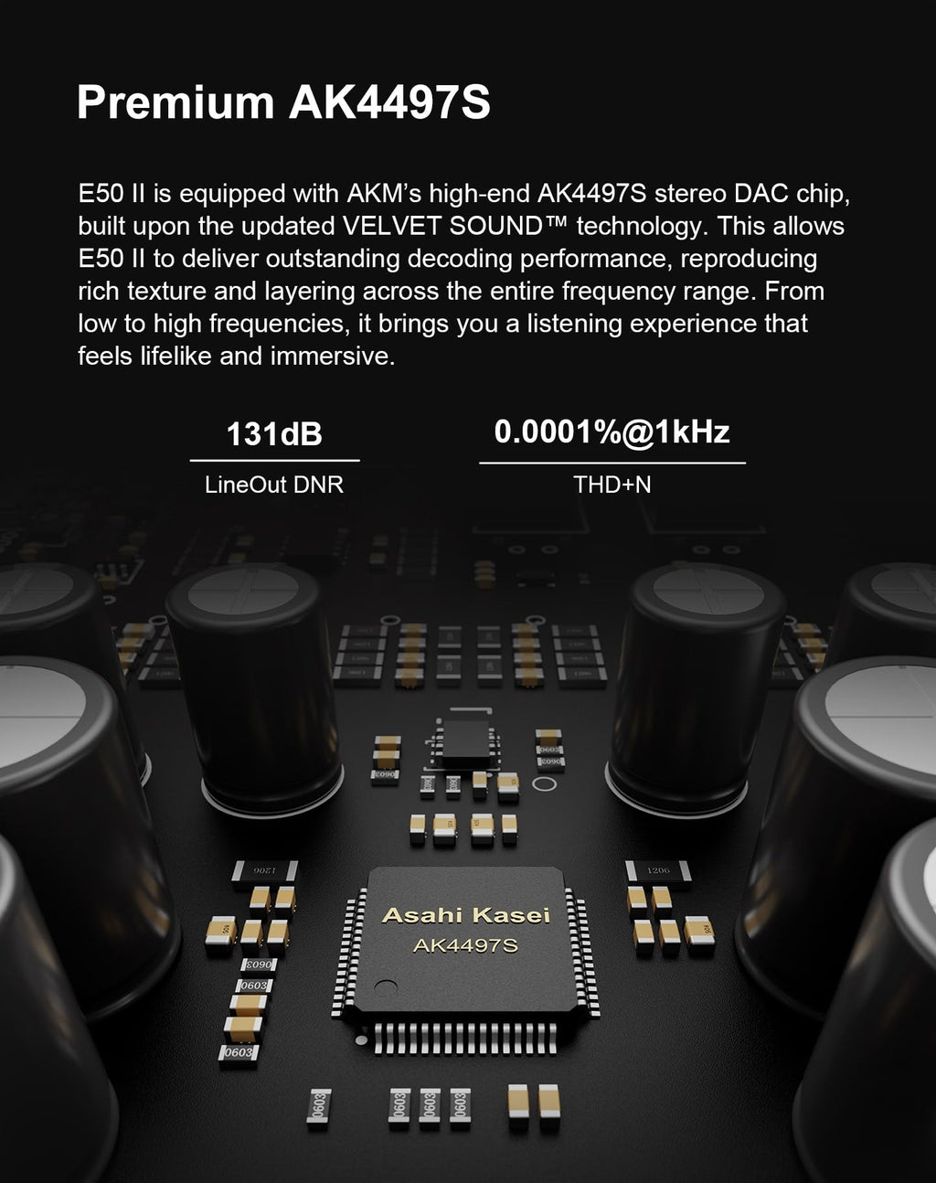 Black Hi-Res Audio DAC with Bluetooth S876