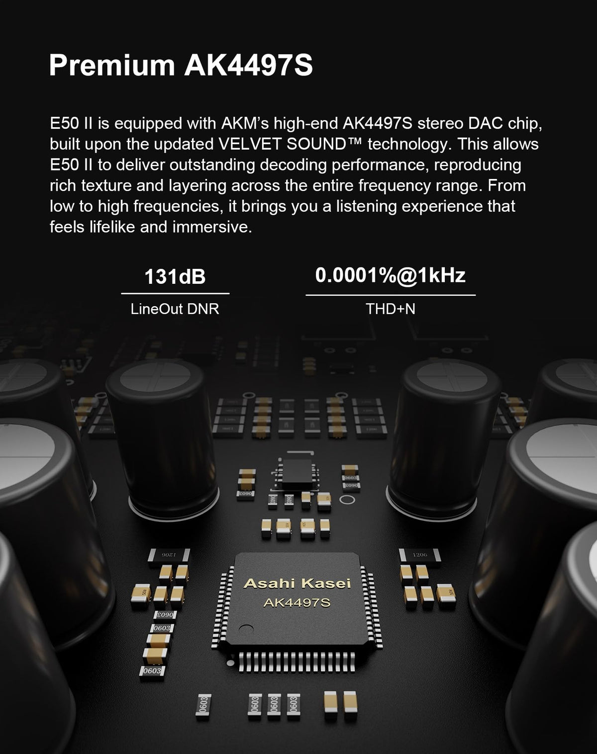 Black Hi-Res Audio DAC with Bluetooth S876