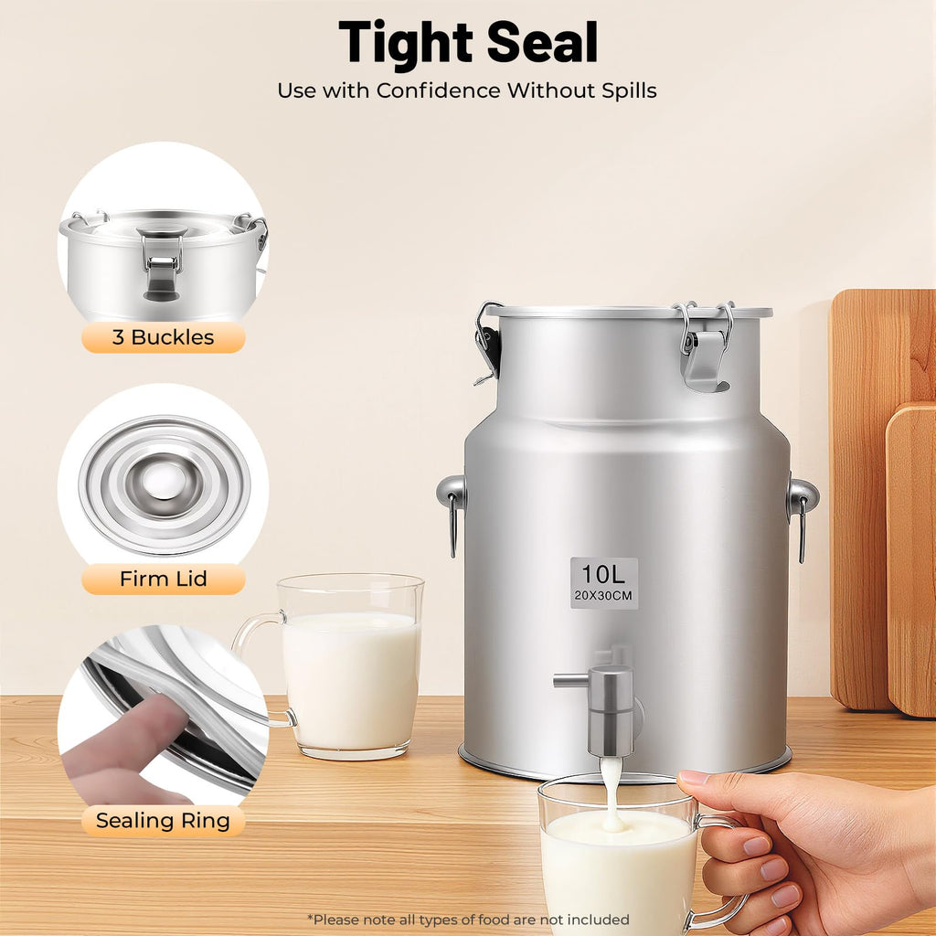 304 Stainless Steel 2.64Gal Water Dispenser with Faucet B392