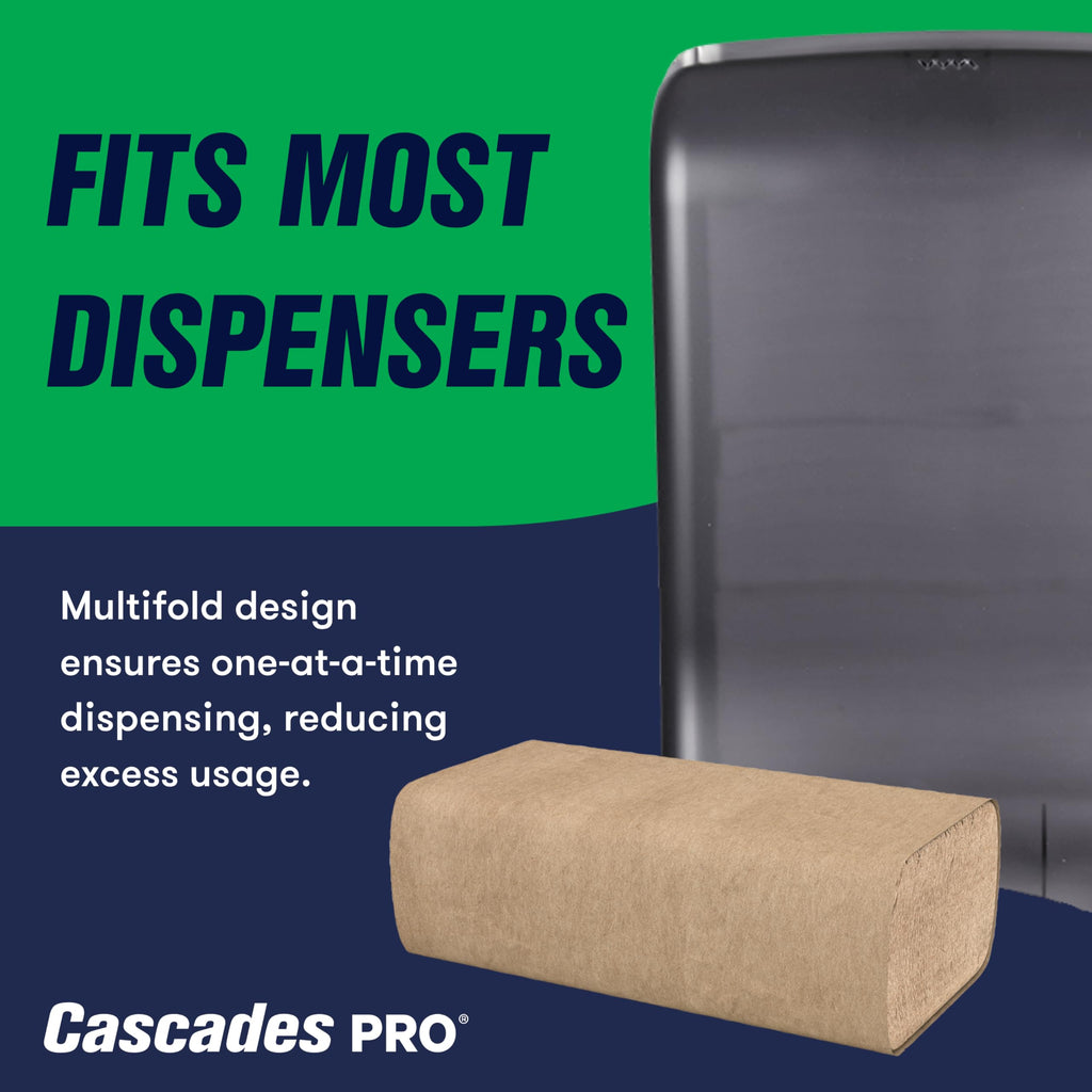 Multifold Paper Towels 250 Sheets 16 Packs Natural Brown X343786