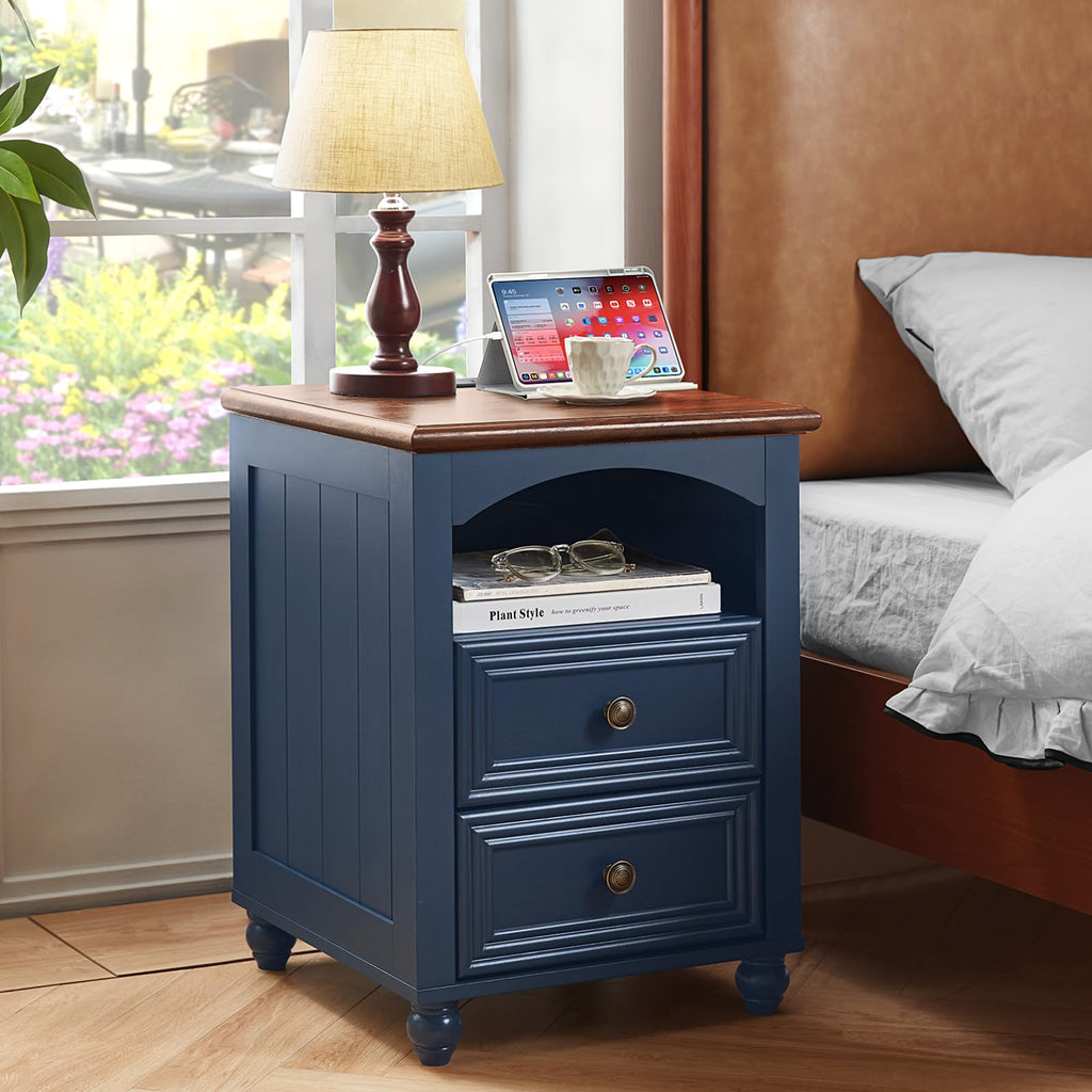 18" Nightstand with Charger Station R849
