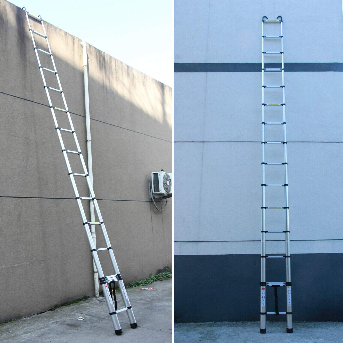 Telescoping Aluminum Ladder 330 Lb Capacity Y35749