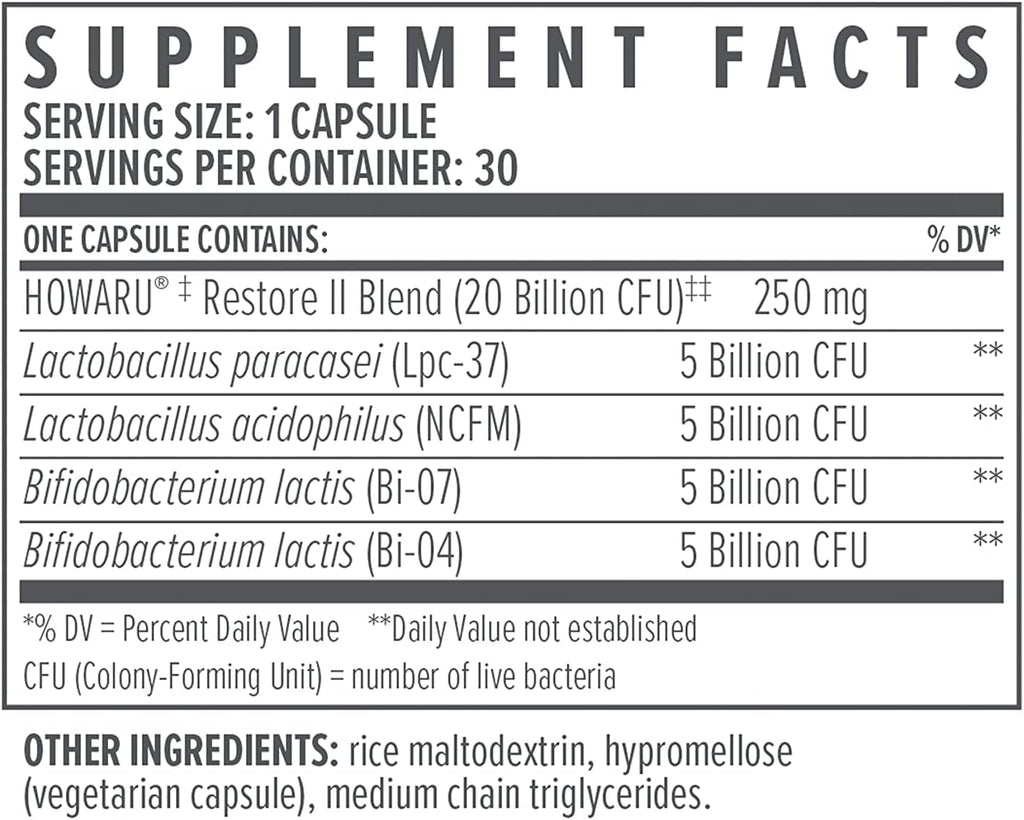 Probiotic 30 Capsules F439
