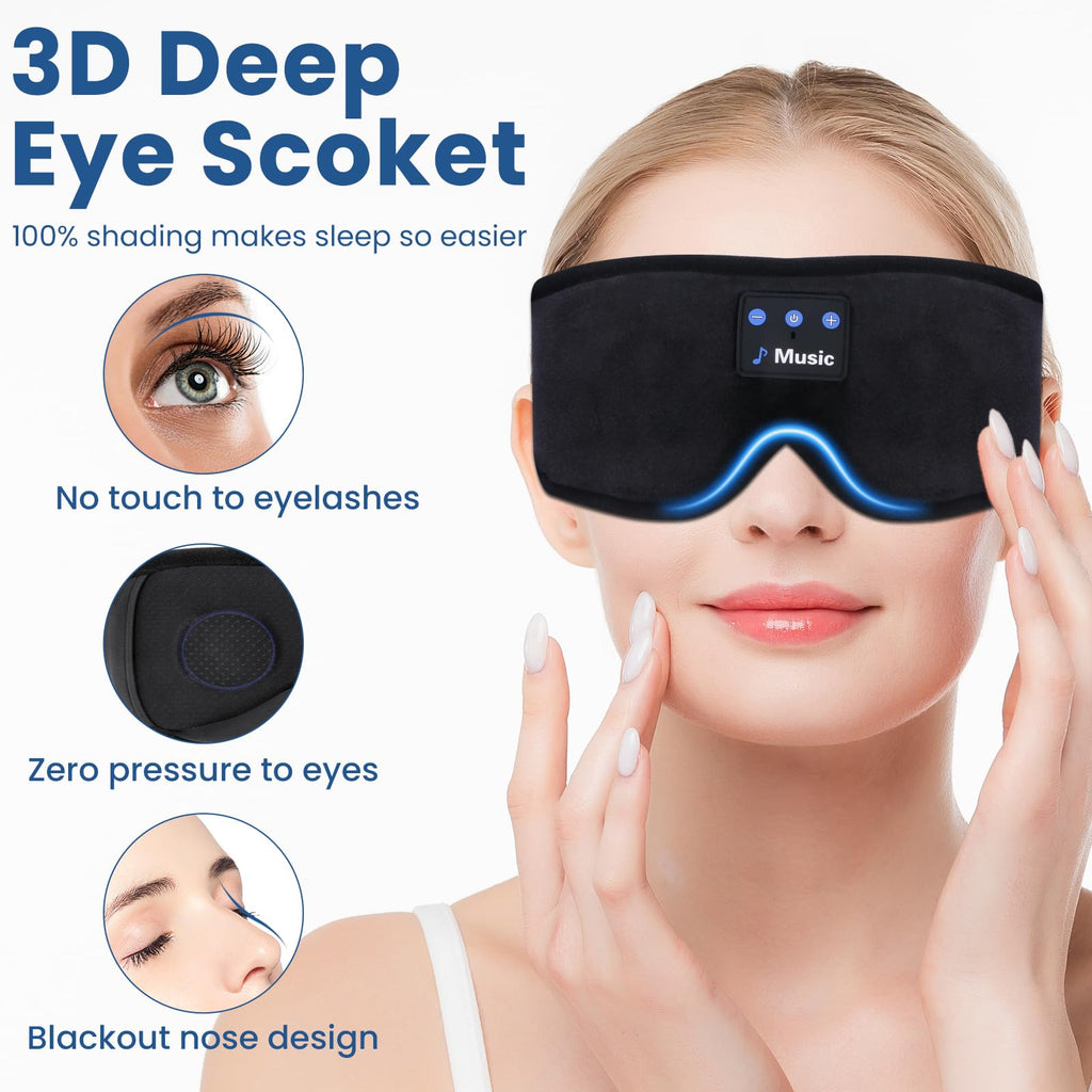 Sleep Mask with Bluetooth Headphones S546