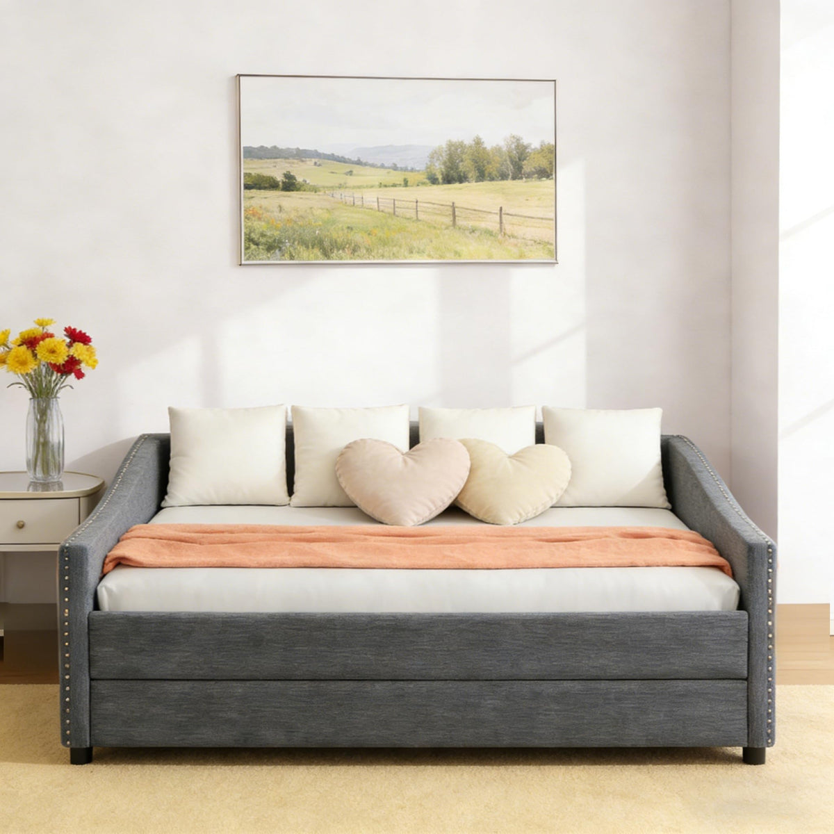 Full Size Daybed with Trundle T187