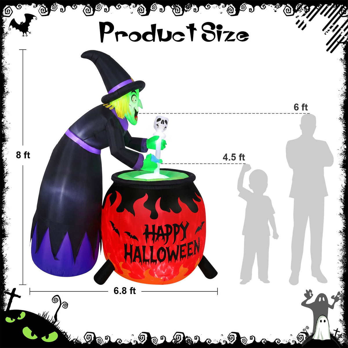 8FT Halloween Inflatable Z6533