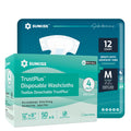Adult Diapers Medium 12 Count & Wet Wipes 200 Count Z1186