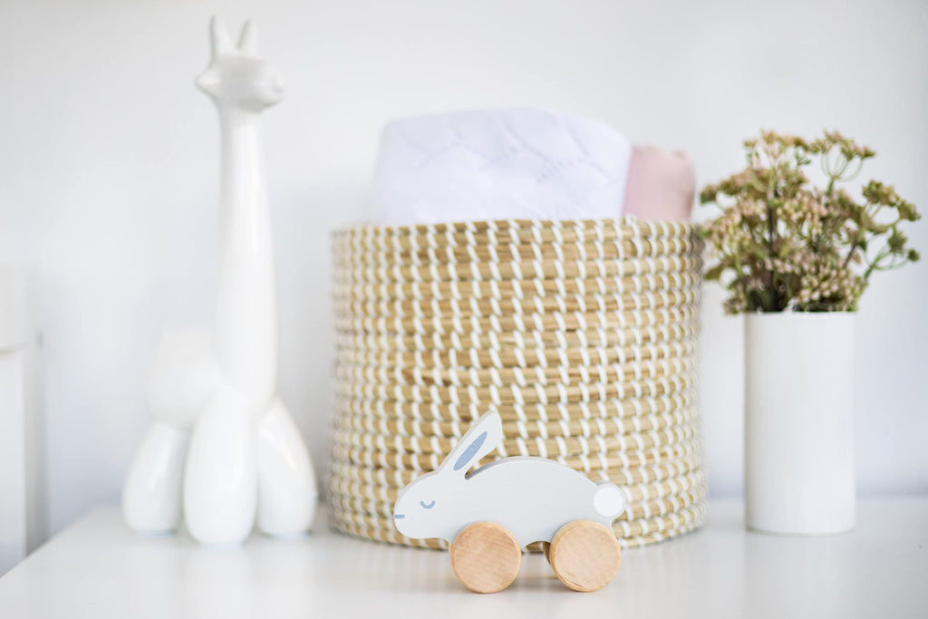 Wooden Bunny Pull Along Toy S1405