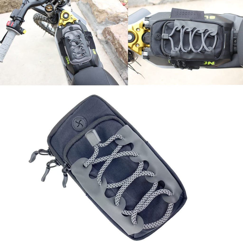 Black Motorcycle Front Frame Storage Bag E265