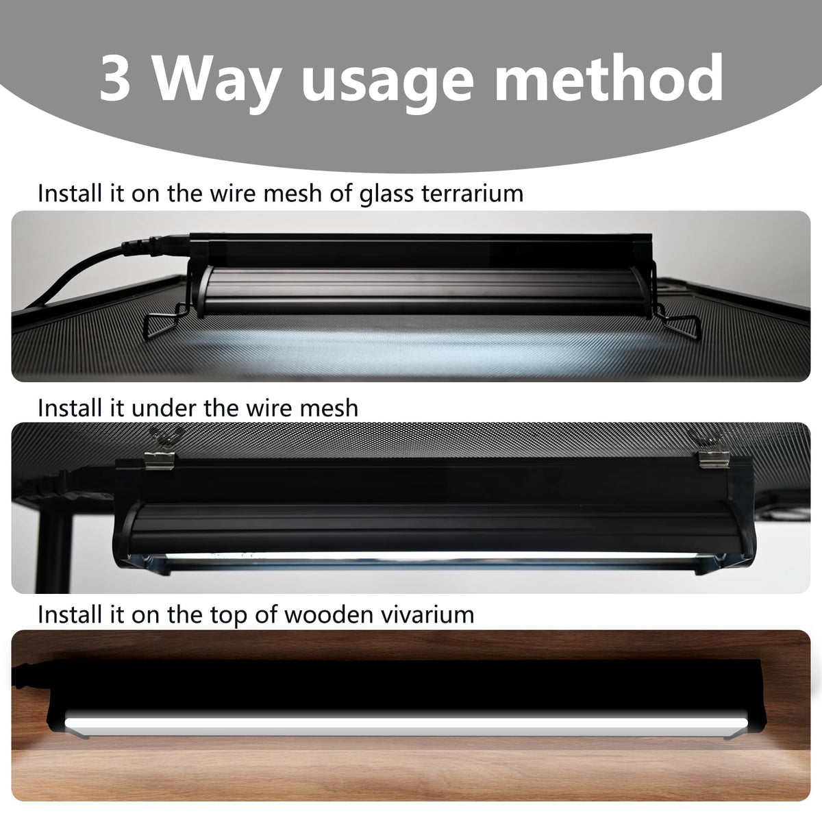 8W T5 UVB Lighting Combo Kit Q914893