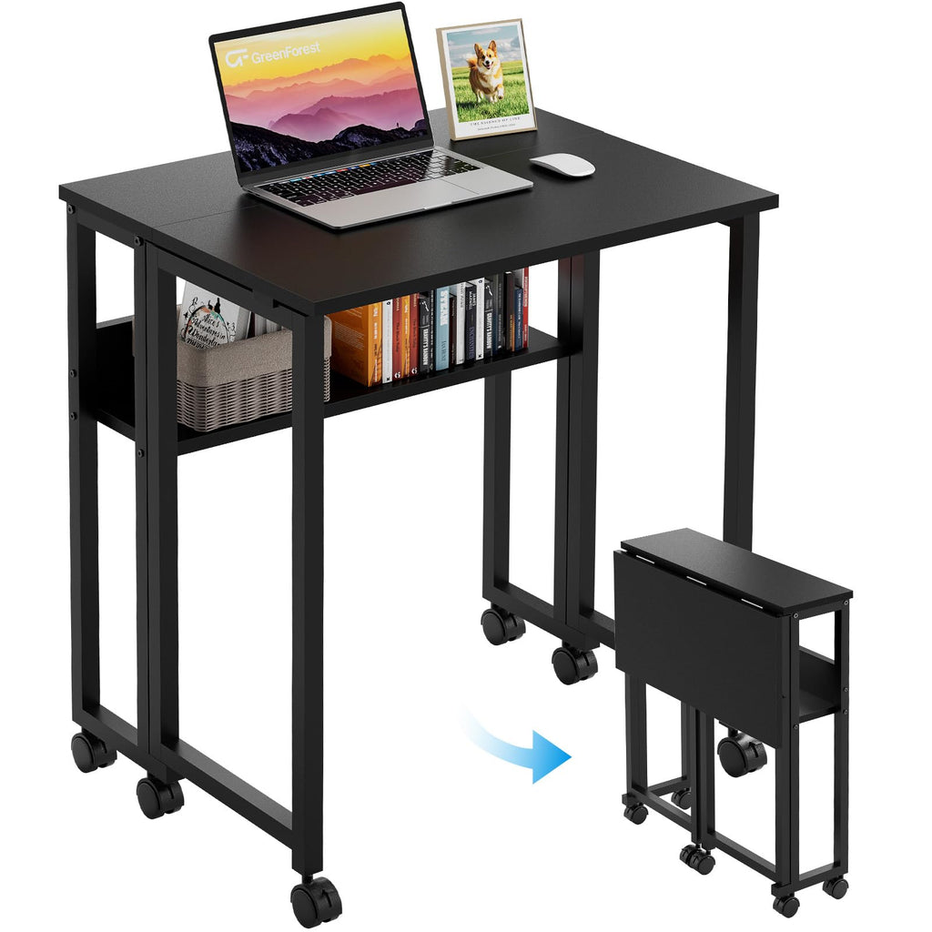 Folding Desk with Wheels Q813063