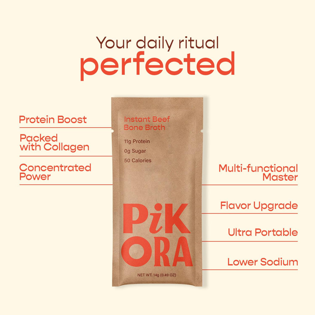 Beef Bone Broth Instant Powdered Mix 3 Pack N90499