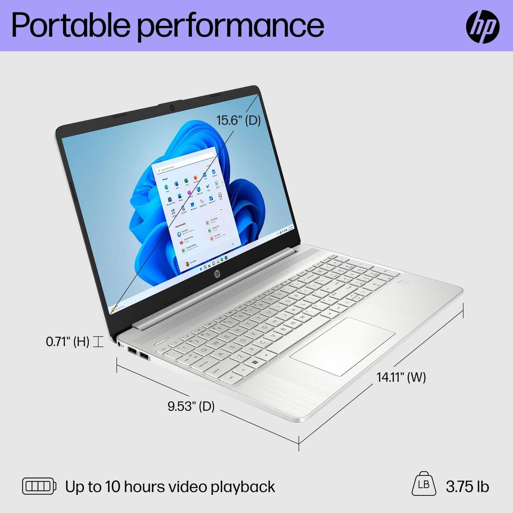 15.6" FHD Laptop, Intel Core i3, 8GB RAM, 256GB SSD N539478