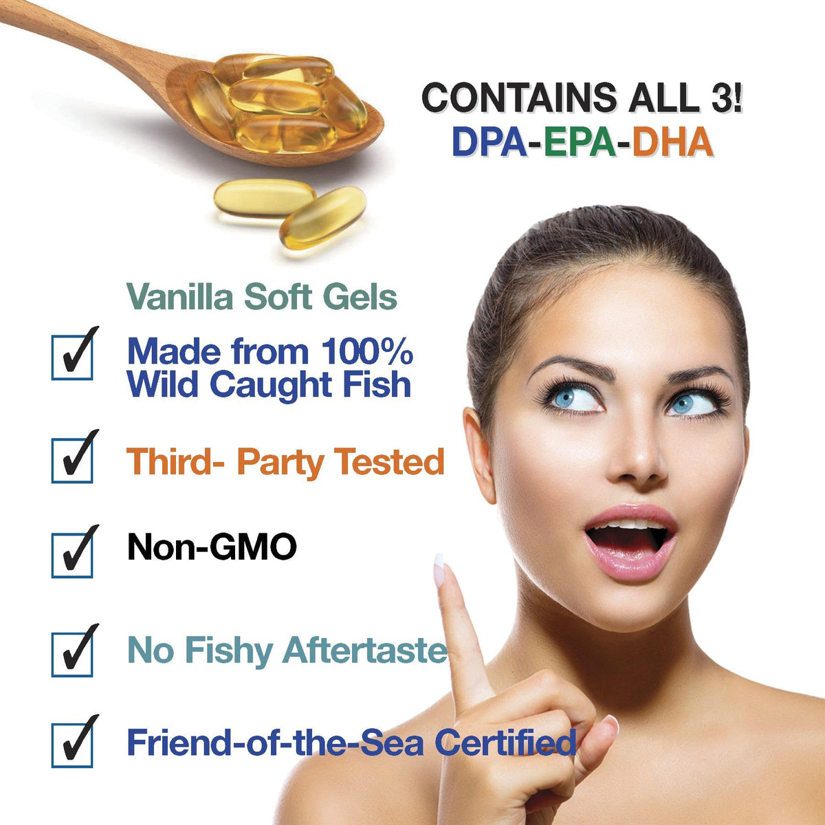 Wild Caught Omega 3 Fish Oil 2,900 MG A75673