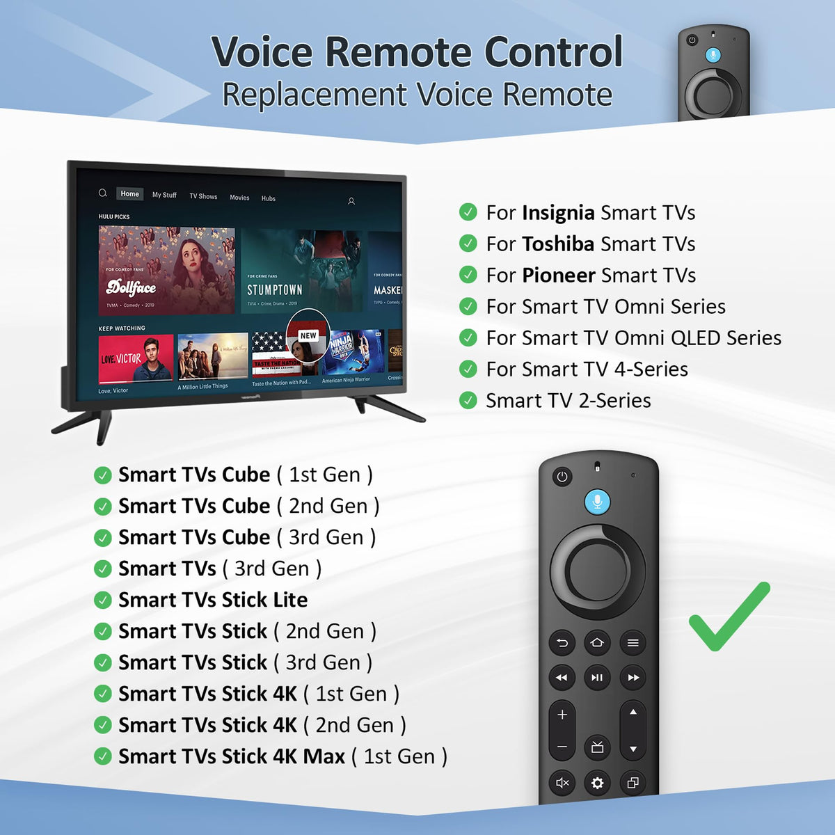 Replacement Fire Stick Remote I594845