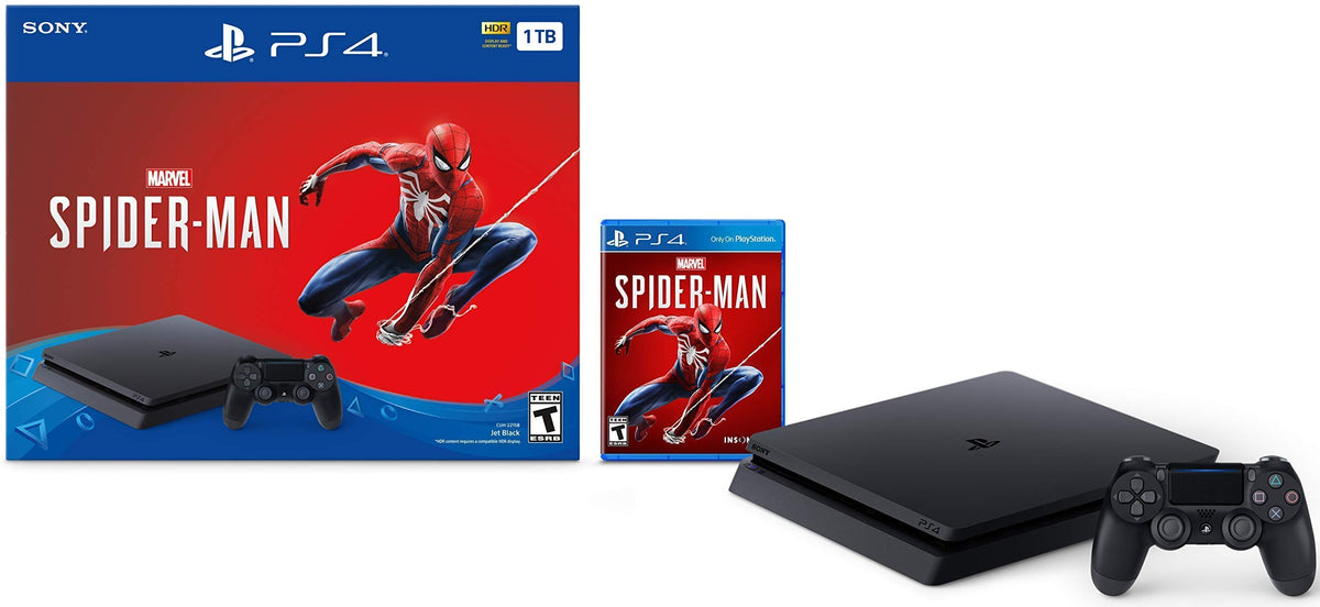 Playstation 4 Slim 1TB SSD Console with Wireless Controller C755