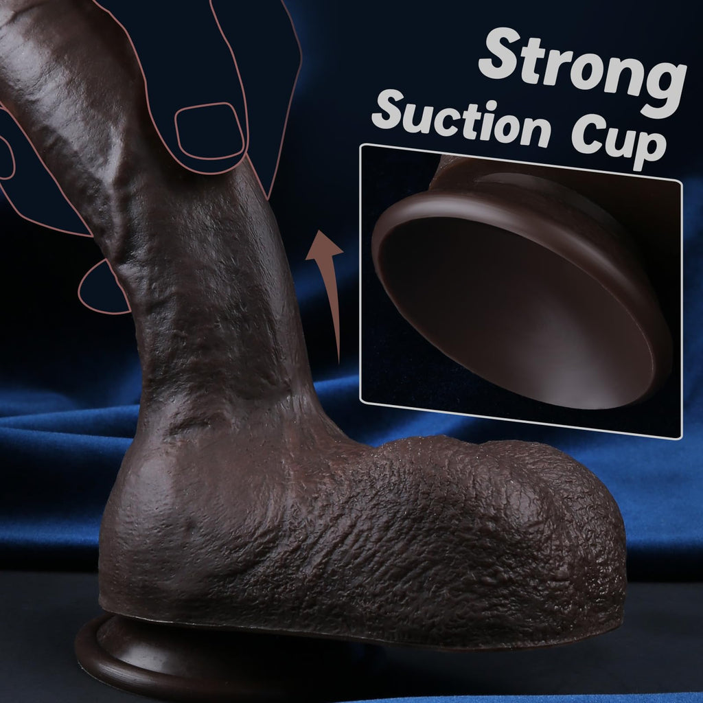 10 Inch Realistic Big Black Dildo I84144