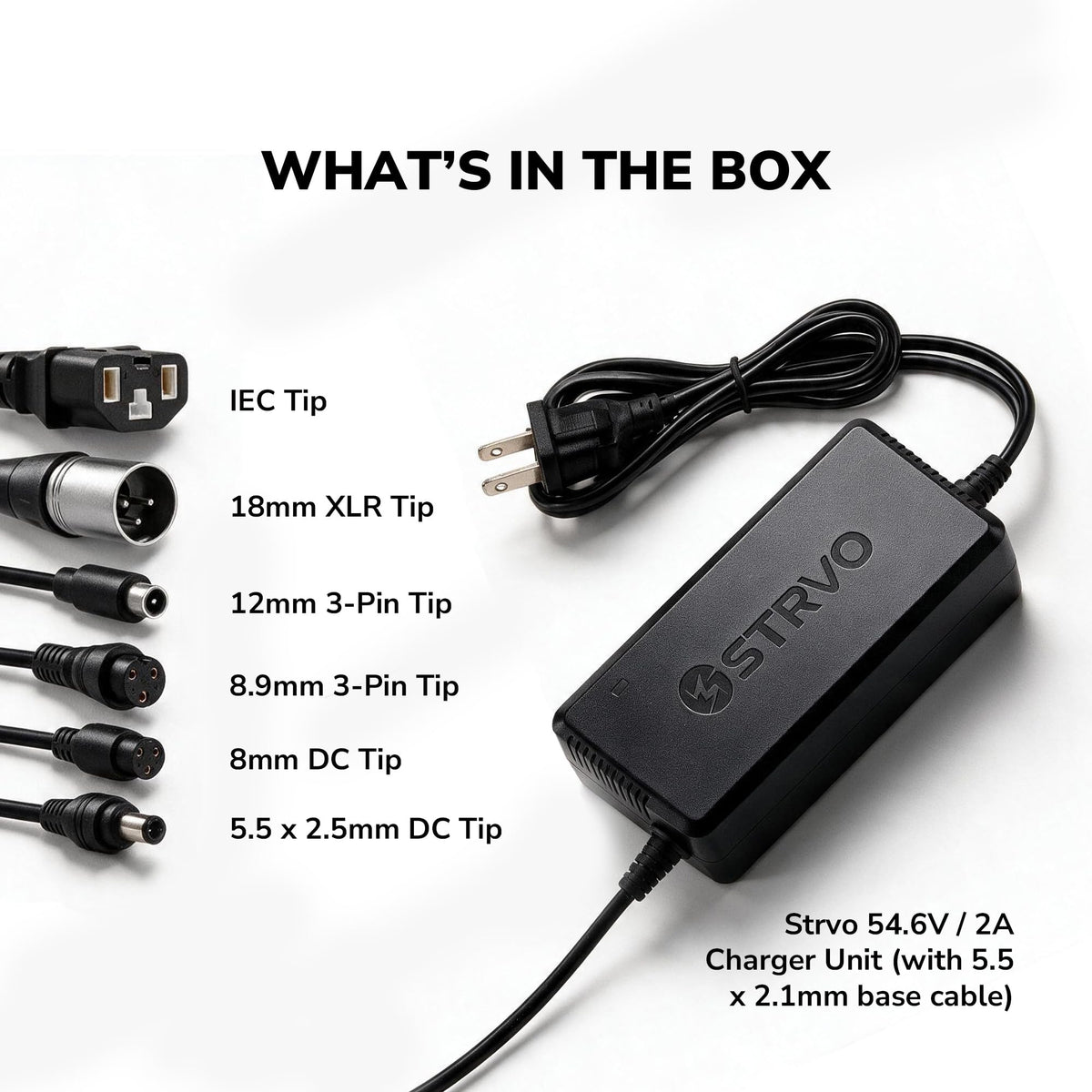 54.6V 2A Electric Scooter and Bike Battery Charger Y9562