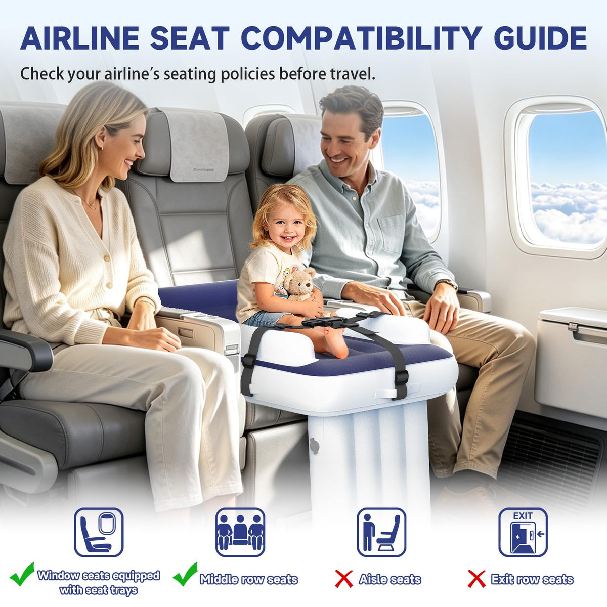 Inflatable Toddler Airplane Bed Q40105