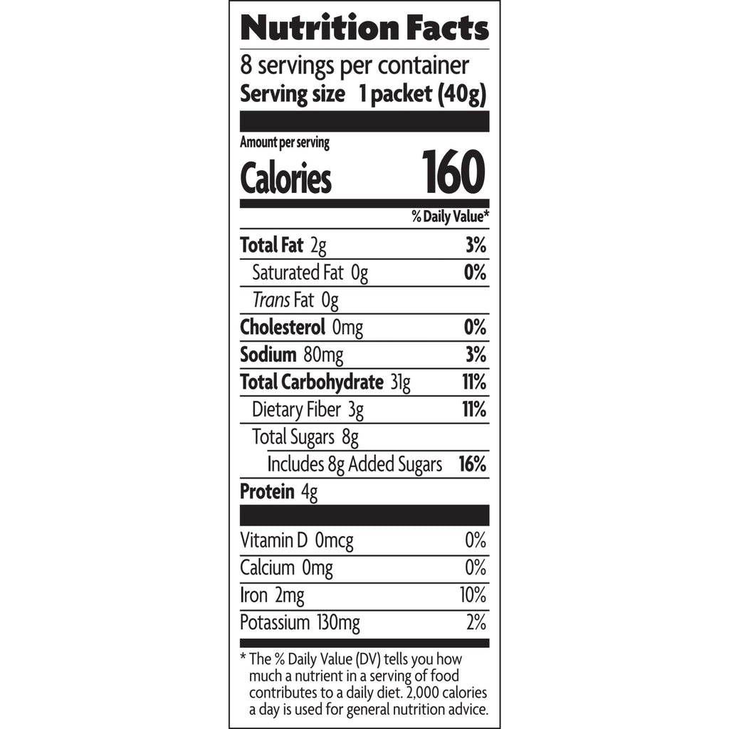 Organic Brown Sugar Maple Oatmeal, 11.3 oz (Pack of 6) M1346