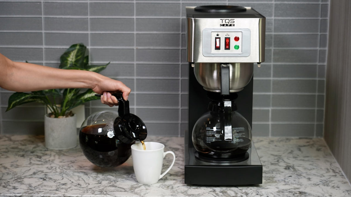 Commercial Coffee Maker, Double 12-Cup Stainless Steel I2700