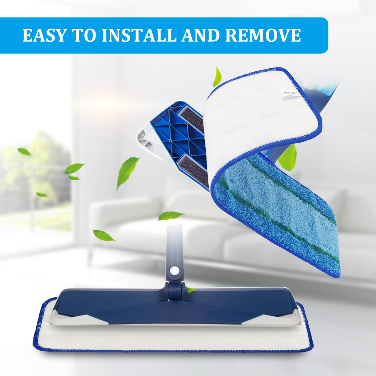 Washable Reusable Mop Pads Z362674