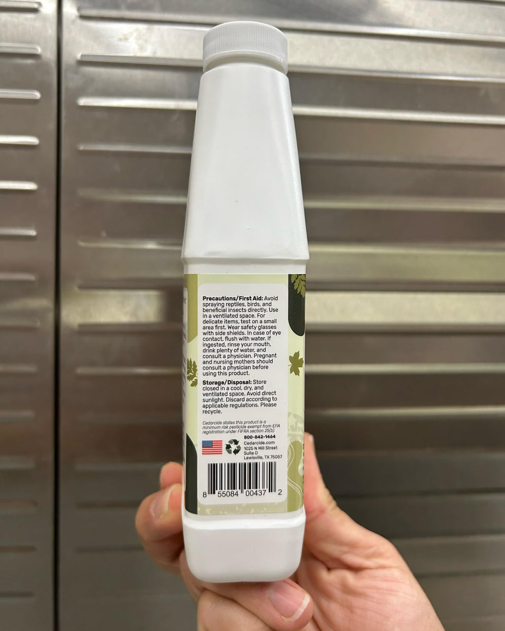 Cedar Oil Spray for Ticks, Fleas, Chiggers & Mosquitoes W5188