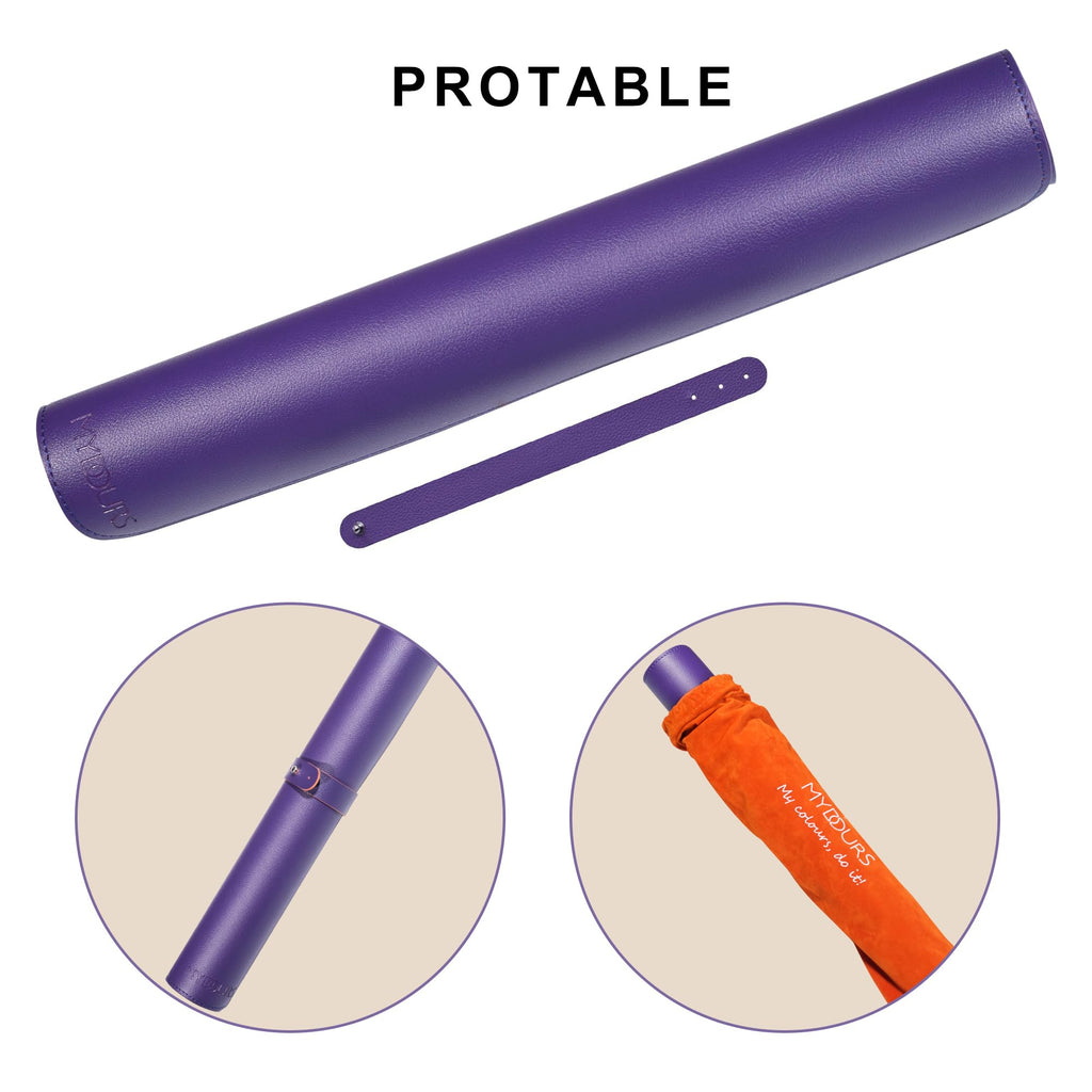 38"x16" Purple PU Leather Desk Pad W947