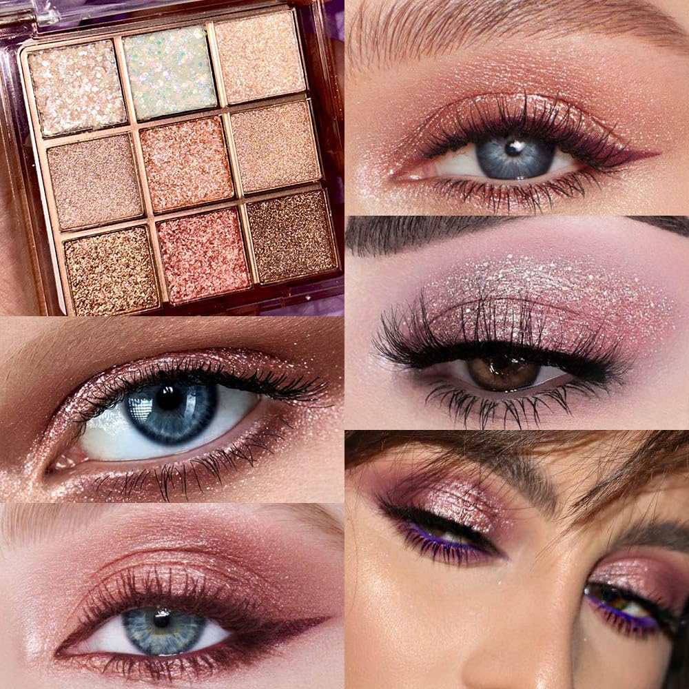 Pink Glitter Eyeshadow Palette S678103