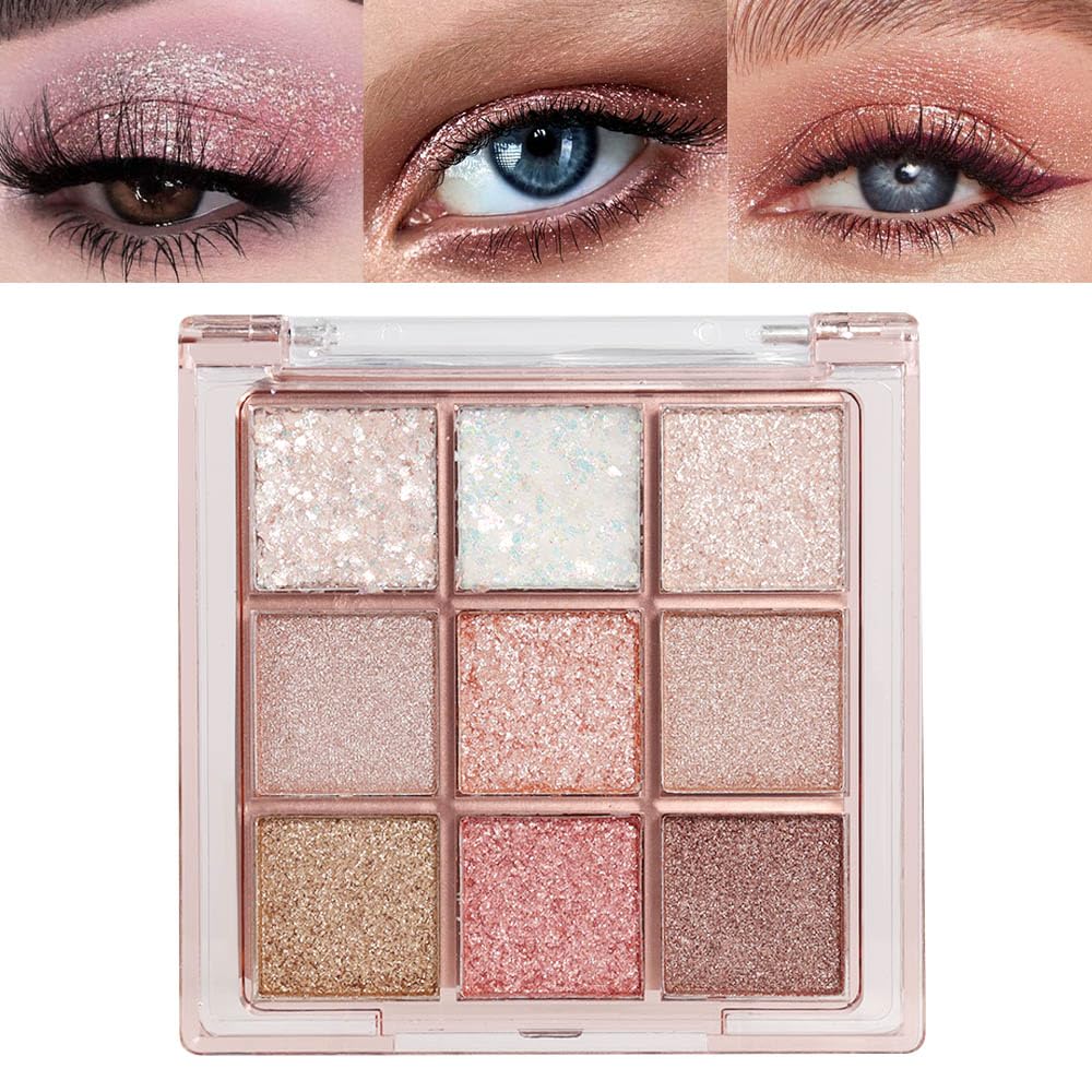 Pink Glitter Eyeshadow Palette S678103
