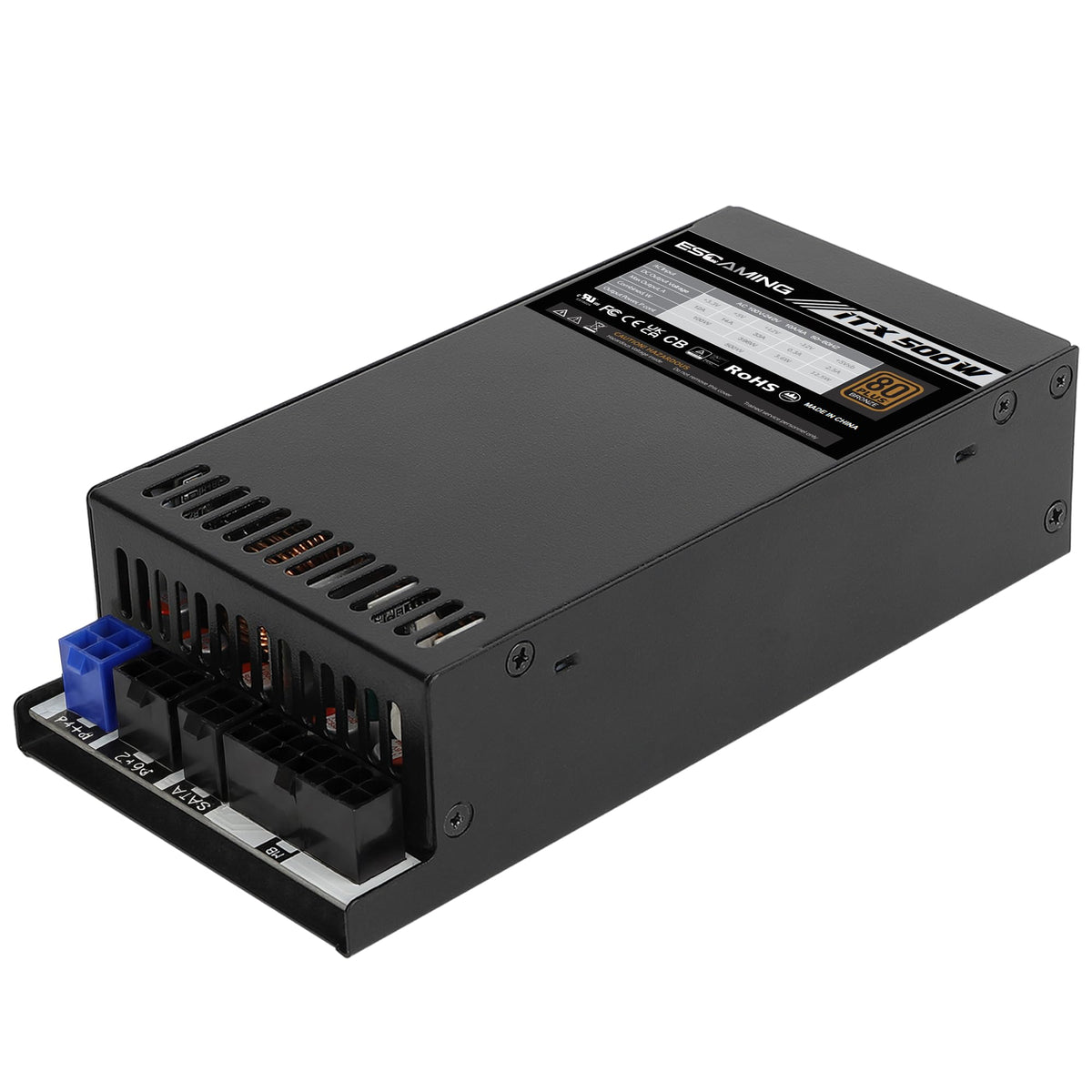 500W 80 Plus Gold Modular Power Supply U848