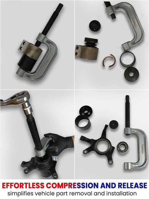 10 pcs Ball Joint Press & U Joint Removal Tool Kit with 4 * 4 Adapters C8106