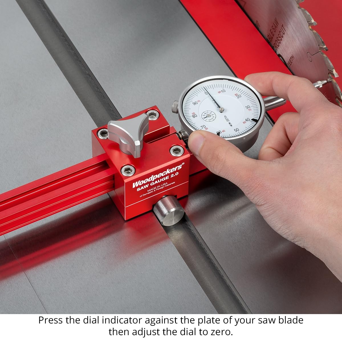 Saw Gauge with Dial Indicator and Extendable Arm I4110