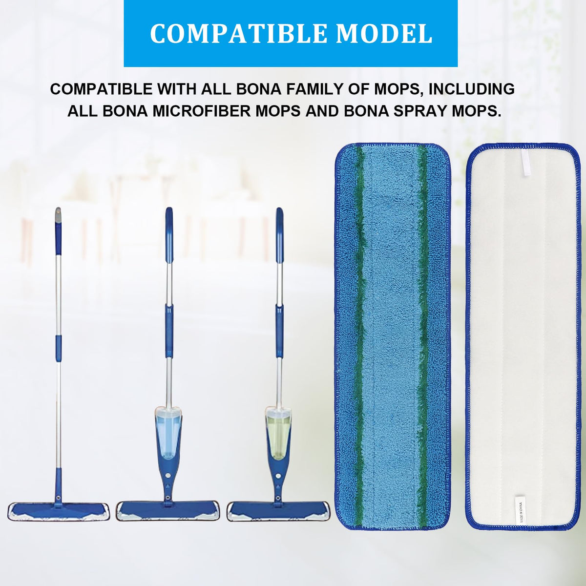 Washable Reusable Mop Pads Z362674