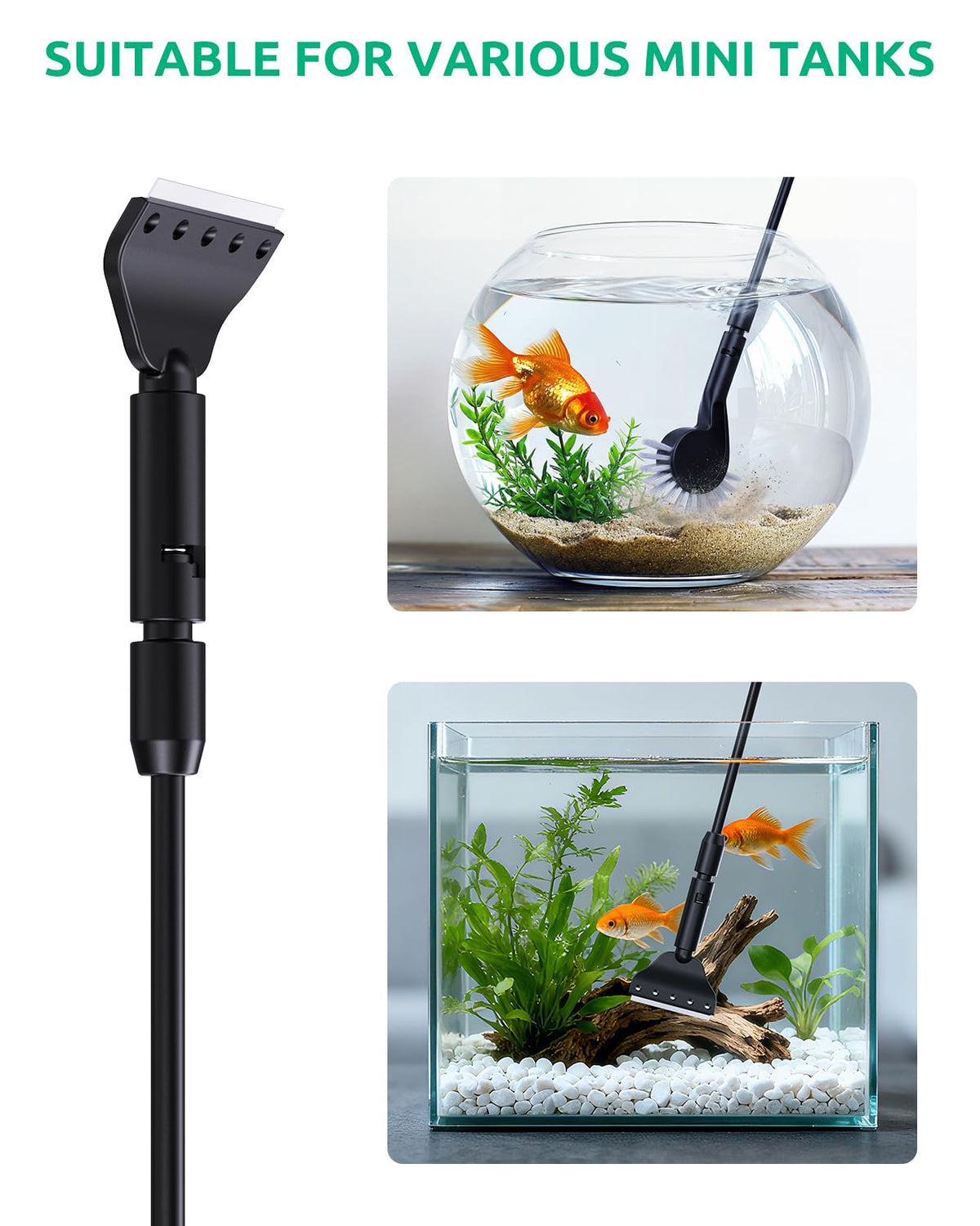 Aquarium Algae Scraper Glass Cleaner Set T772800